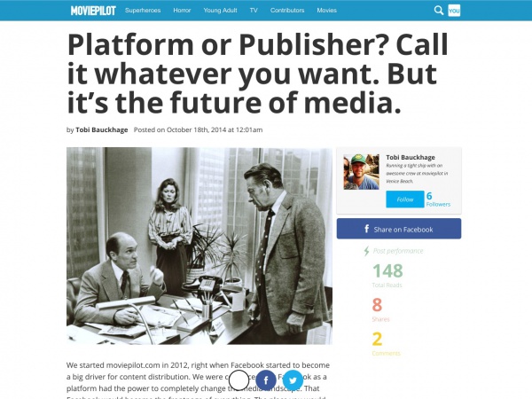 Are You a Platform or Publisher?