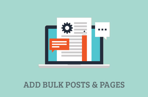 http://www.wpbeginner.com/plugins/how-to-bulk-add-posts-and-pages-in-wordpress/